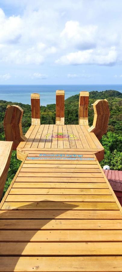 Roatan Mr, Crab Apartment Six Huts Bagian luar foto